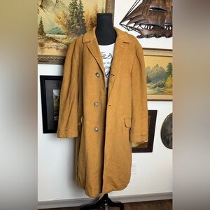 Vintage 100% Cashmere Long Coat Einiger Men's XL